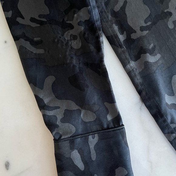 Equipment Camouflage Print Silk Blouse - Picture 7 of 14